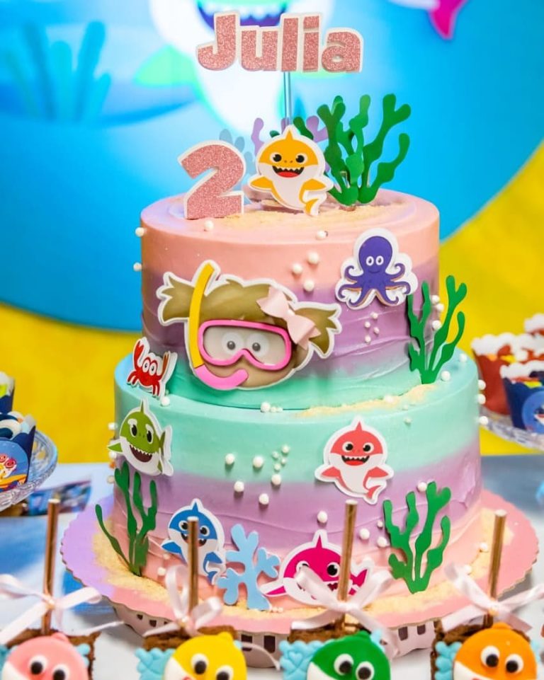 Adorable Baby Shark Birthday Cake Ideas They Re So Cute