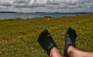 Guy With Vibram Shoes on