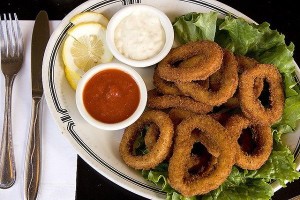 A Plate of Fried Calamari