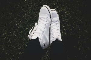 White Converse Shoes