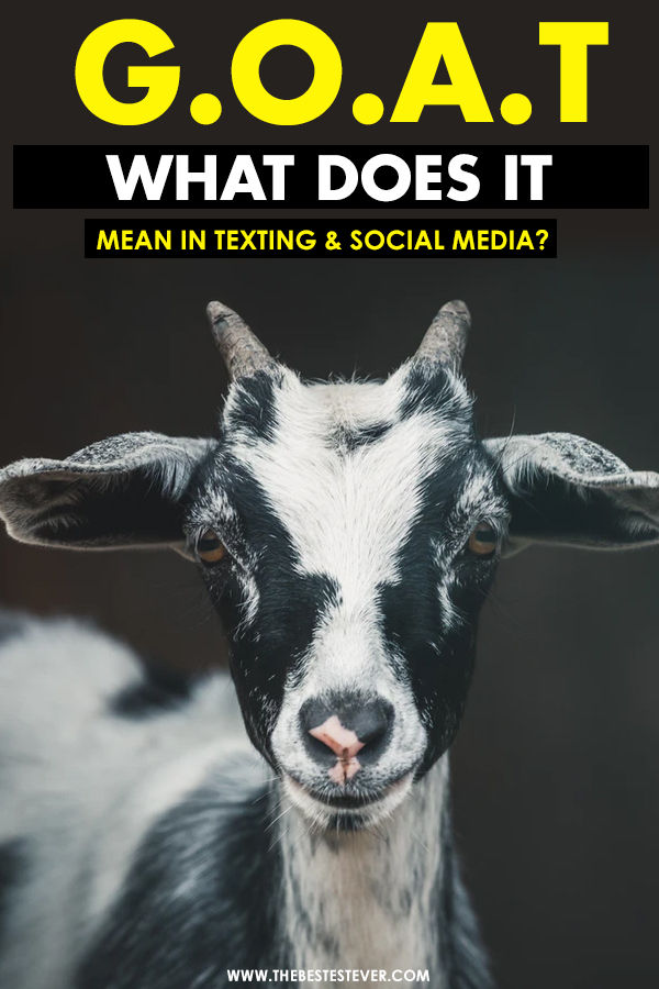  What Does GOAT Mean In Texting Chat Social Media Slang 