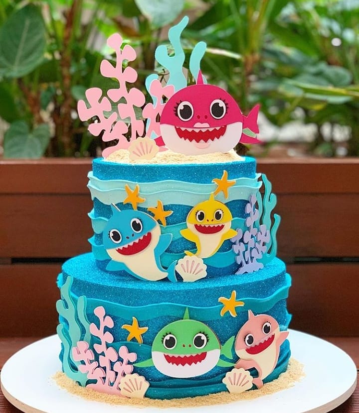 Birthday Baby Shark Cake Ideas For Girl