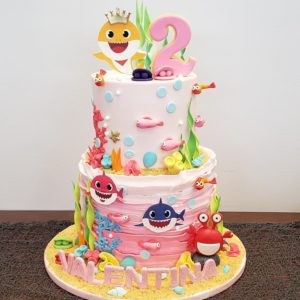 15 Adorable Baby Shark Birthday Cake Ideas (They're So Cute)