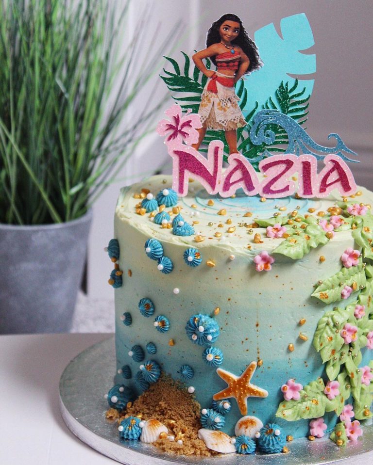 15 Beautiful Moana Birthday Cake Ideas (This is a Must for the Party)