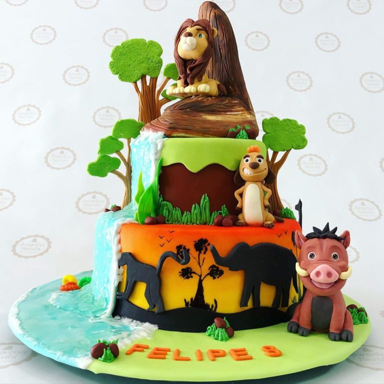 15 Amazing Lion King Cake Ideas & Designs