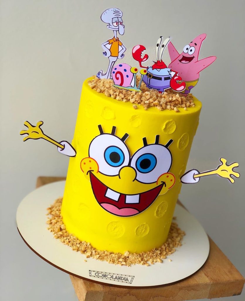 Easter SpongeBob Squarepants Cake, RM Palmer Spongebob Patrick