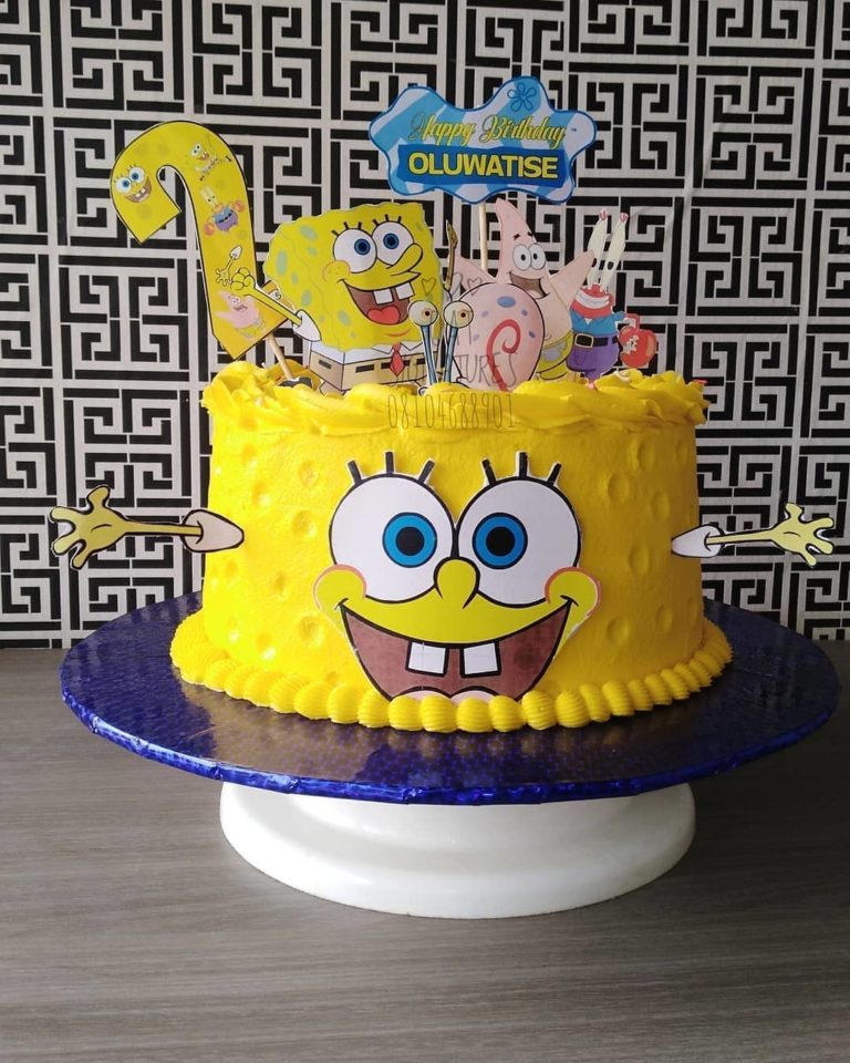 15 Cool And Quirky Spongebob Cake Ideas And Designs