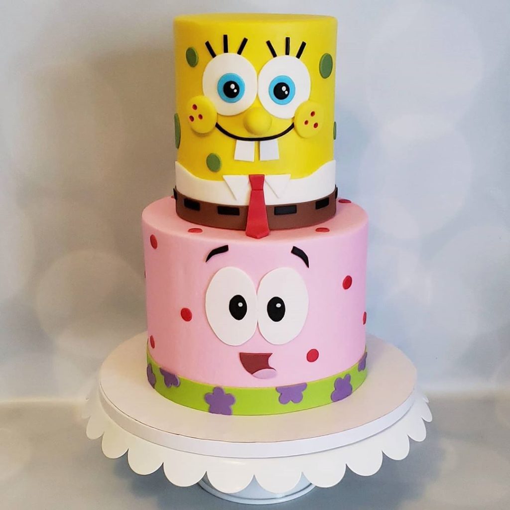 Spongebob Squarepants Cake- EASY Drip Birthday Cake Decoration Tutorial! -  YouTube