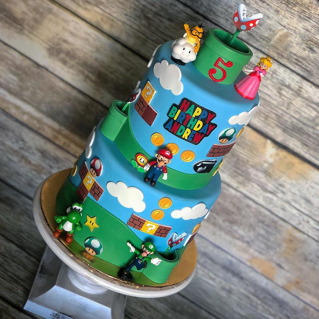 Easy Super Mario Cake Ideas