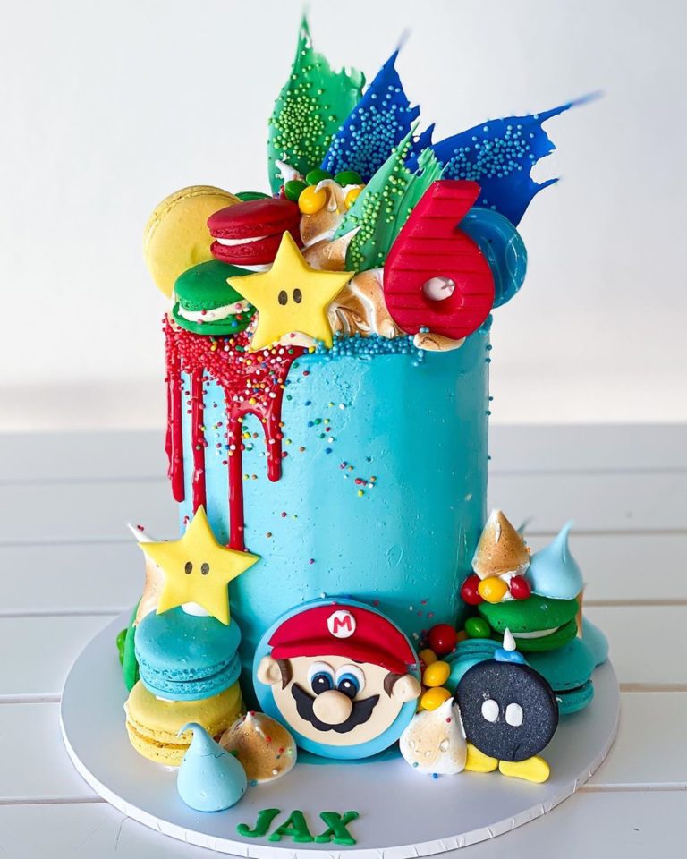 15 Amazing & Cute Super Mario Cake Ideas & Designs