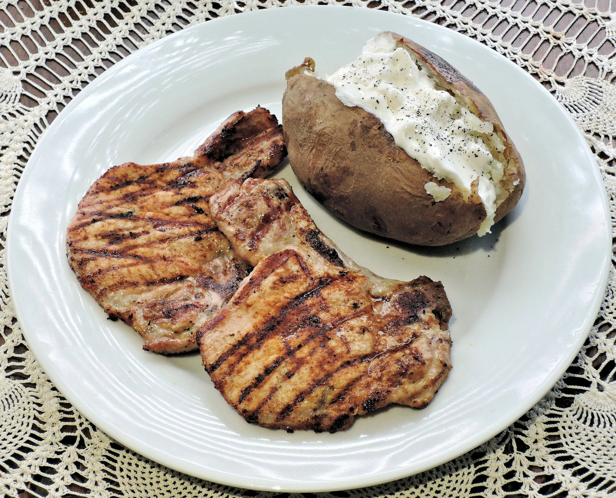 how to reheat smoked pork chops